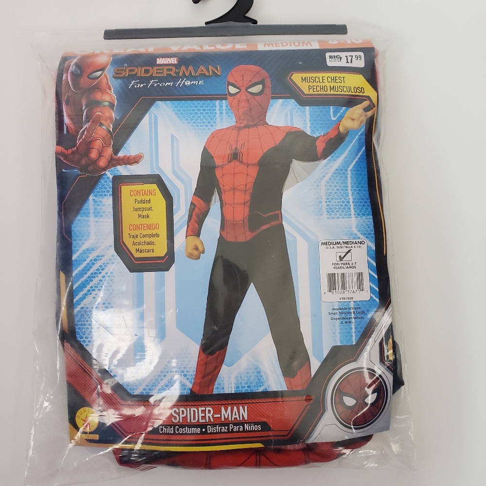 Last One! Marvel Spider-Man Costume - Medium - NWT